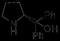 (S) - (-) -2- (Difenilhidroximetil) pirrolidina No. CAS 112068-01-6