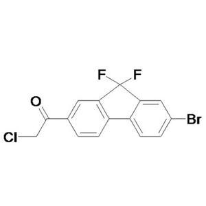 1- (7-bromo-9, 9-difluoro-9H-fluoren-2-il) -2-cloroetanona de alta calidad CAS 1378387-81-5