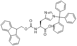 Fmoc-His (Trt) -Oh/N-Fmoc-N′-Tritil-L-Histidina CAS 109425-51-6